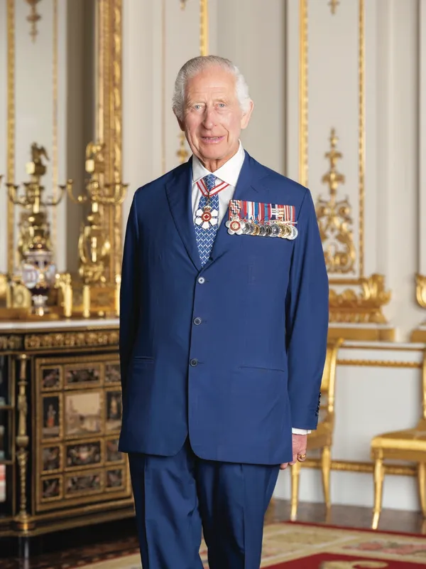 Premier portrait canadien roi Charles III